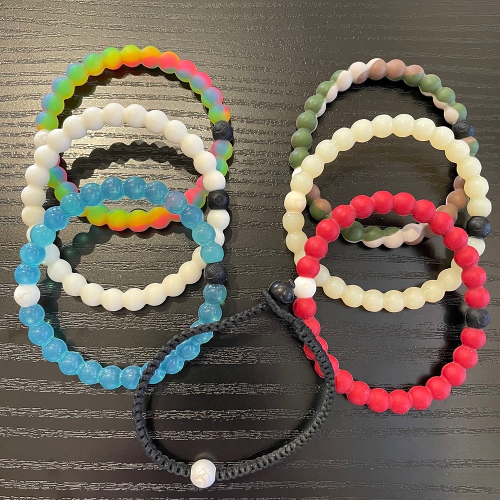 7 Lokai Bracelets all size Large